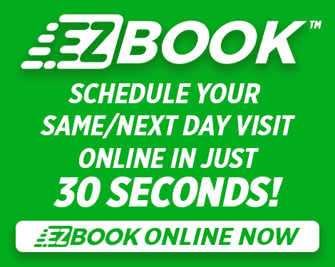 EZBook schedule you same/next day visit online in just 30 seconds