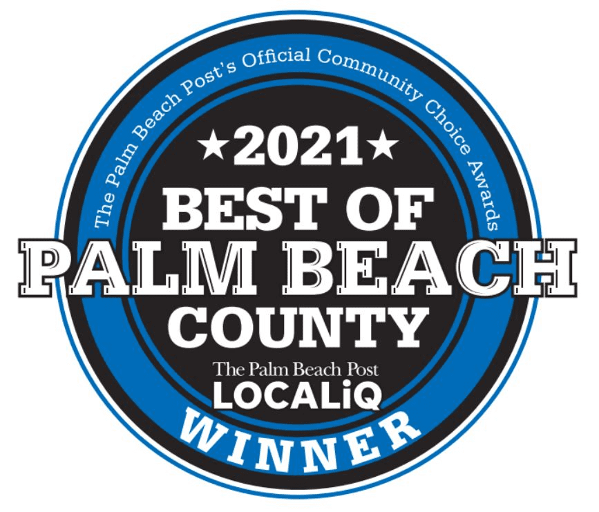 Sansone Comes In First Place Winning “Best Of Palm Beach County Award” of 2021